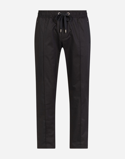 DOLCE & GABBANA STRETCH COTTON JOGGING PANTS WITH TAG