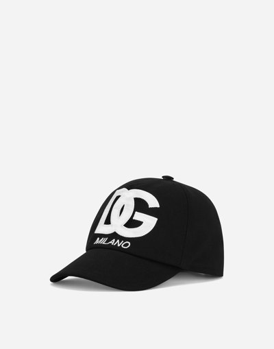DOLCE & GABBANA BASEBALL CAP WITH DG LOGO EMBROIDERY