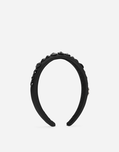 DOLCE & GABBANA SATIN HAIRBAND