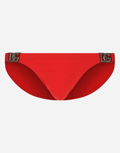 DOLCE & GABBANA SWIM BRIEFS WITH DG HARDWARE