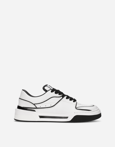 DOLCE & GABBANA CALFSKIN NEW ROMA SNEAKERS