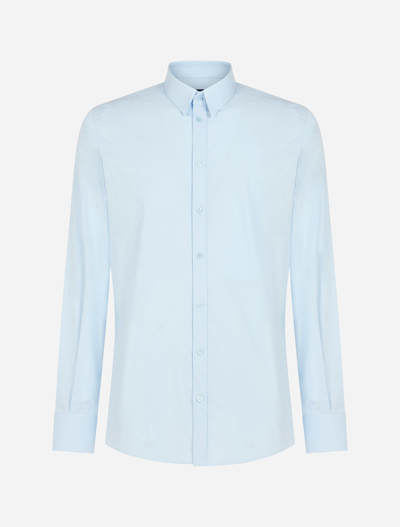 DOLCE & GABBANA GOLD FIT SHIRT IN COTTON