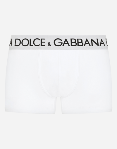 DOLCE & GABBANA TWO-WAY STRETCH COTTON BOXERS