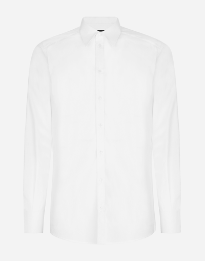 DOLCE & GABBANA COTTON MARTINI-FIT SHIRT