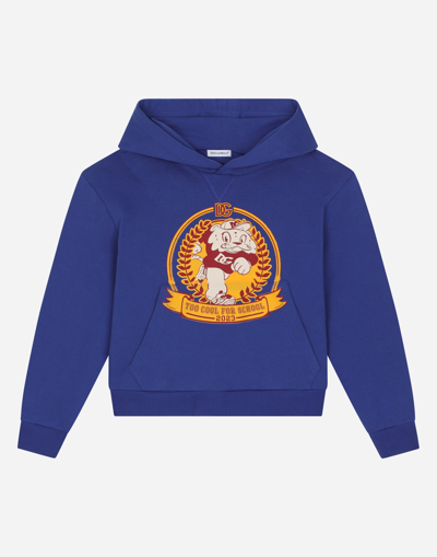 DOLCE & GABBANA MASCOT-PRINT HOODIE