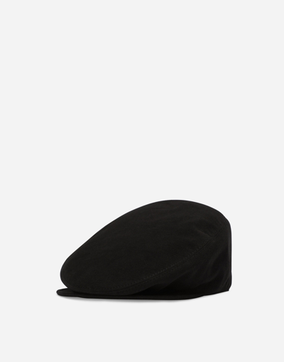 DOLCE & GABBANA COTTON FUSTIAN FLAT CAP