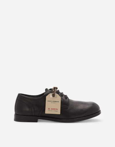 DOLCE & GABBANA LEATHER DERBY SHOES
