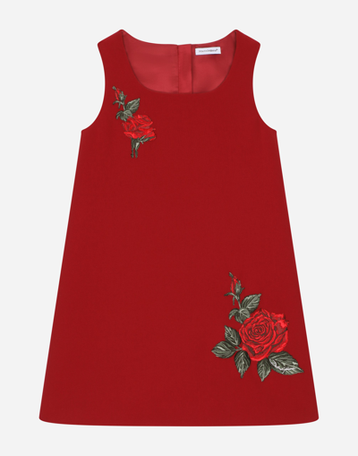 DOLCE & GABBANA SLEEVELESS DRESS WITH PATCH