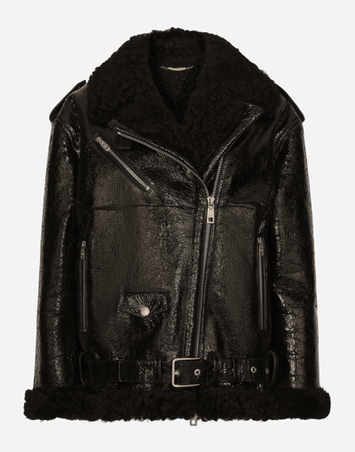 DOLCE & GABBANA SHEARLING JACKET