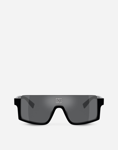 DOLCE & GABBANA BLACK SICILY SUNGLASSES