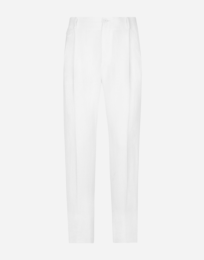 DOLCE & GABBANA LINEN PANTS