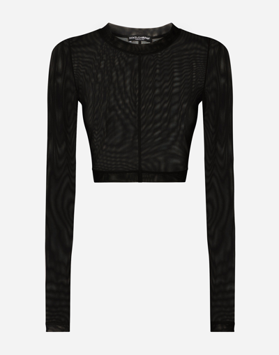DOLCE & GABBANA KIM DOLCE&GABBANA TULLE TOP