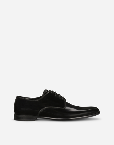 DOLCE & GABBANA BRUSHED CALFSKIN DERBY SHOES