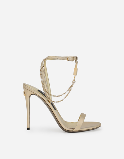 DOLCE & GABBANA CALFSKIN SANDALS