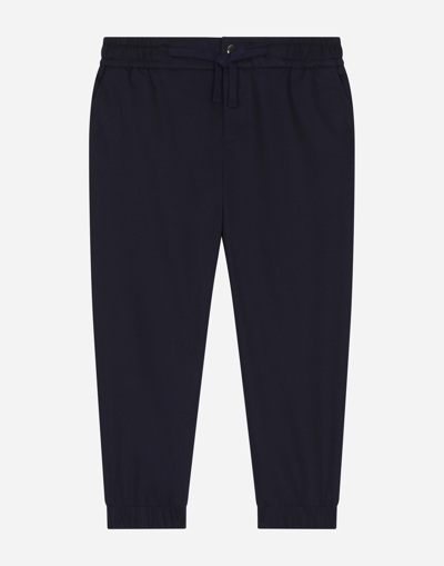 DOLCE & GABBANA SPORTY PANTS WITH LOGO TAG