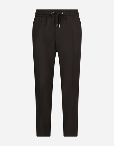 DOLCE & GABBANA WOOL JOGGING PANTS WITH TAG