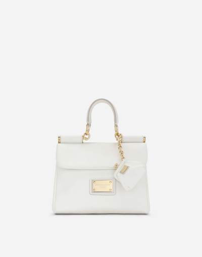 DOLCE & GABBANA SMALL CALFSKIN SICILY SOFT BAG