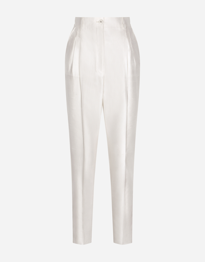 DOLCE & GABBANA SHANTUNG PANTS
