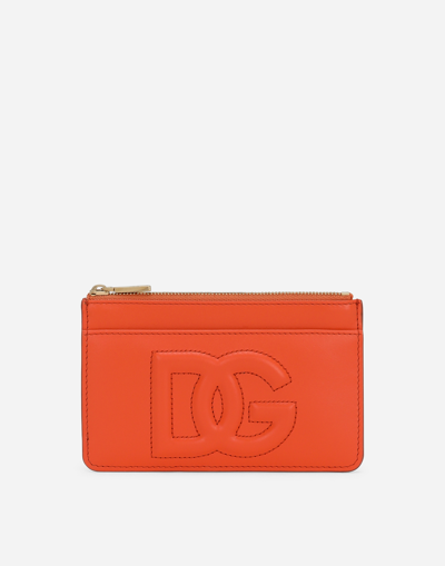 DOLCE & GABBANA MEDIUM DG LOGO CARD HOLDER