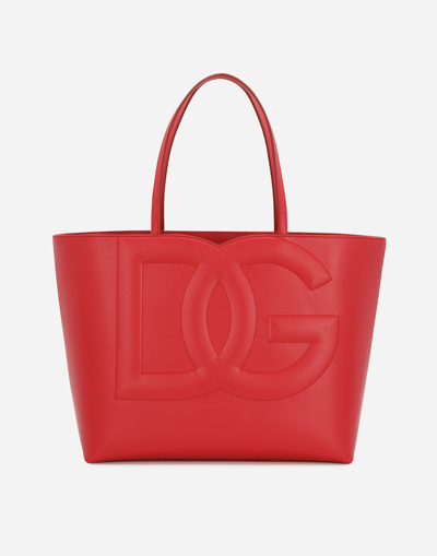 DOLCE & GABBANA MEDIUM DG LOGO SHOPPER