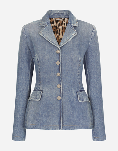 DOLCE & GABBANA DENIM DOLCE JACKET