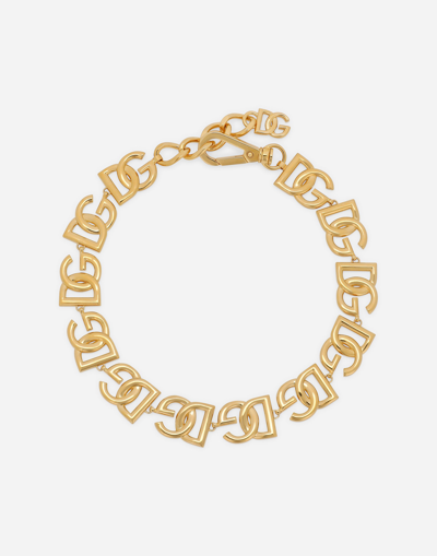 DOLCE & GABBANA CHOKER WITH DG LOGOS