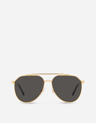 DOLCE & GABBANA DIAGONAL CUT SUNGLASSES