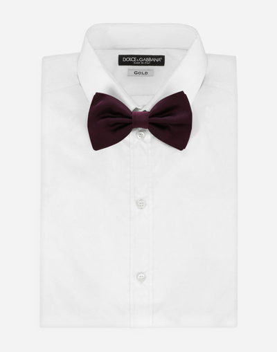 DOLCE & GABBANA SILK SATIN BOW TIE