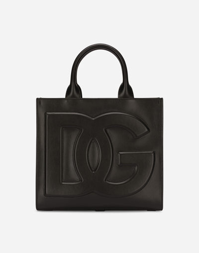 DOLCE & GABBANA SMALL CALFSKIN DG DAILY SHOPPER