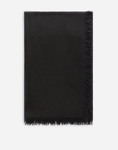 DOLCE & GABBANA 120X120 WOOL SILK CASHMERE YOKE