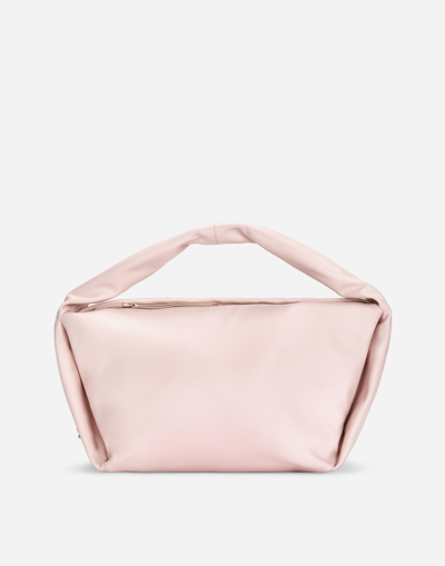 DOLCE & GABBANA MEDIUM CALFSKIN SOFT BAG WITH BRANDED TAG