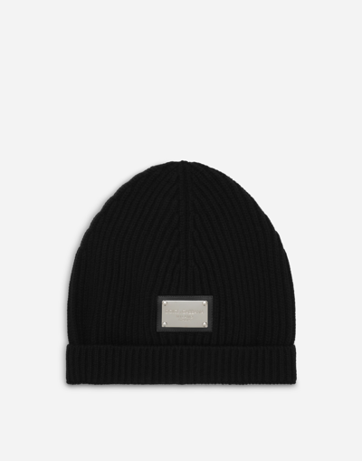 DOLCE & GABBANA KNIT HAT WITH DOLCE&GABBANA TAG