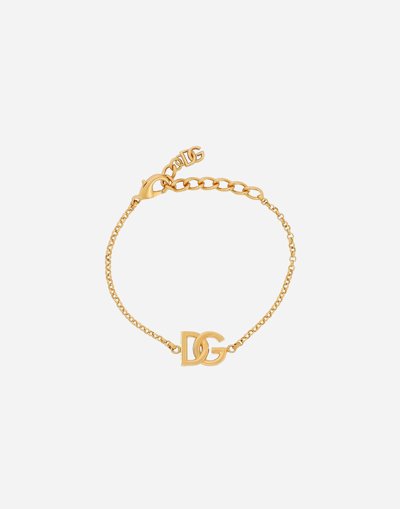 DOLCE & GABBANA FINE LINK BRACELET WITH DG LOGO