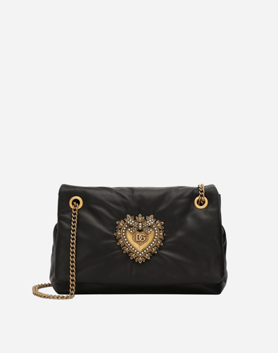 DOLCE & GABBANA MEDIUM DEVOTION SOFT SHOULDER BAG