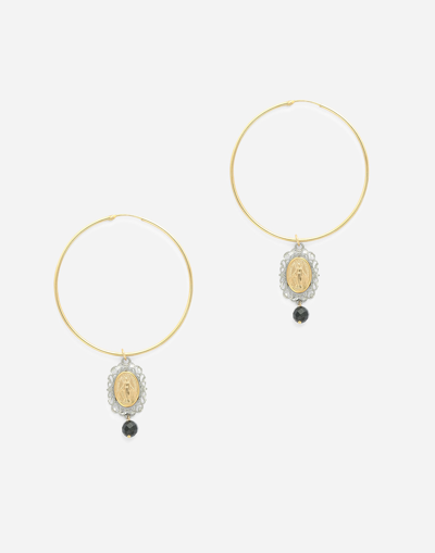 DOLCE & GABBANA SICILY HOOP EARRINGS