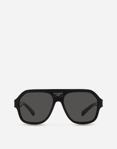 DOLCE & GABBANA DG PLAQUE SUNGLASSES