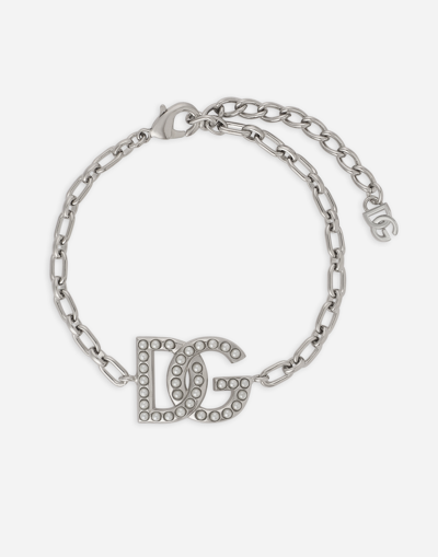 DOLCE & GABBANA LINK BRACELET WITH DG LOGO