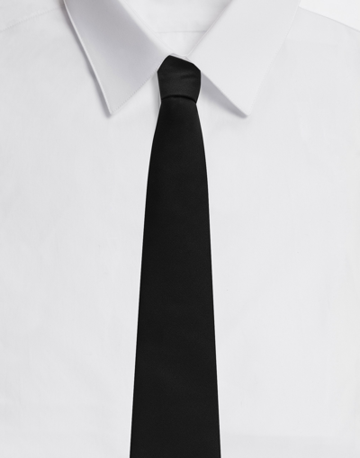 DOLCE & GABBANA 10-CM SILK FAILLE BLADE TIE