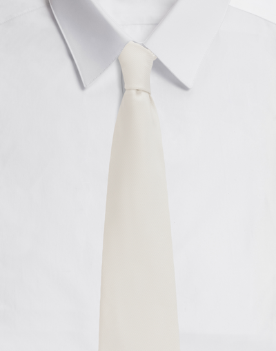 DOLCE & GABBANA 12-CM SILK FAILLE BLADE TIE