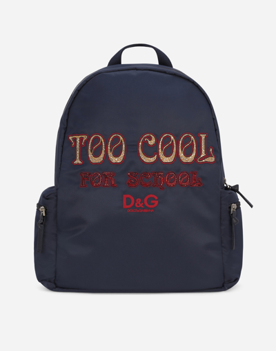 DOLCE & GABBANA NYLON BACKPACK