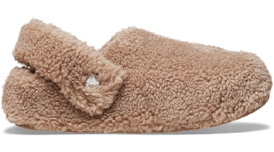CROCS CLASSIC COZZZY SLIPPER; MUSHROOM, M13