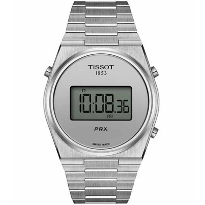 TISSOT TISSOT PRX DIGITAL 40MM SILVER DIAL STEEL MEN'S WATCH T1374631103000