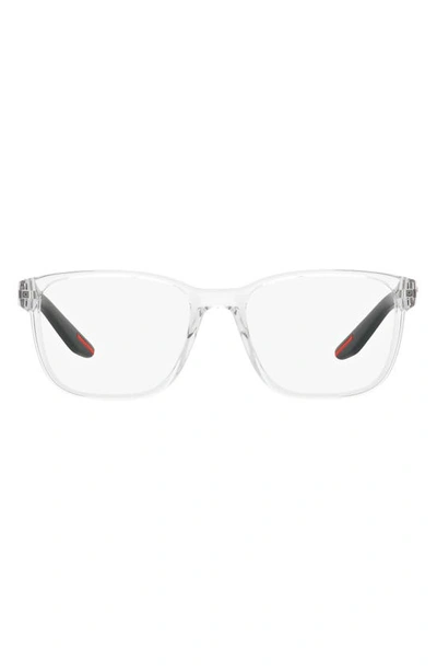 PRADA PRADA LINEA ROSSA 57MM PILLOW OPTICAL GLASSES