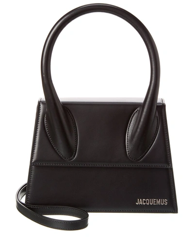 JACQUEMUS LE GRAND CHIQUITO LEATHER SHOULDER BAG