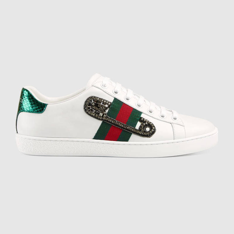 gucci sneakers red and green back