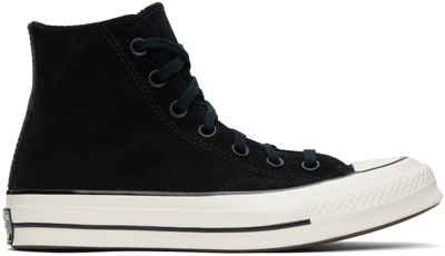 CONVERSE BLACK CHUCK 70 SUEDE SNEAKERS