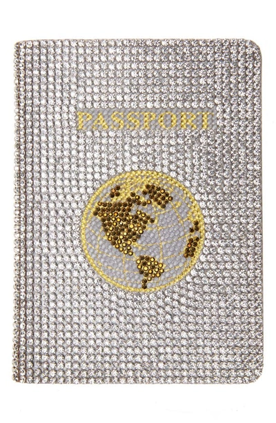 JUDITH LEIBER JUDITH LEIBER COUTURE TRAVELER CRYSTAL BEADED PASSPORT HOLDER