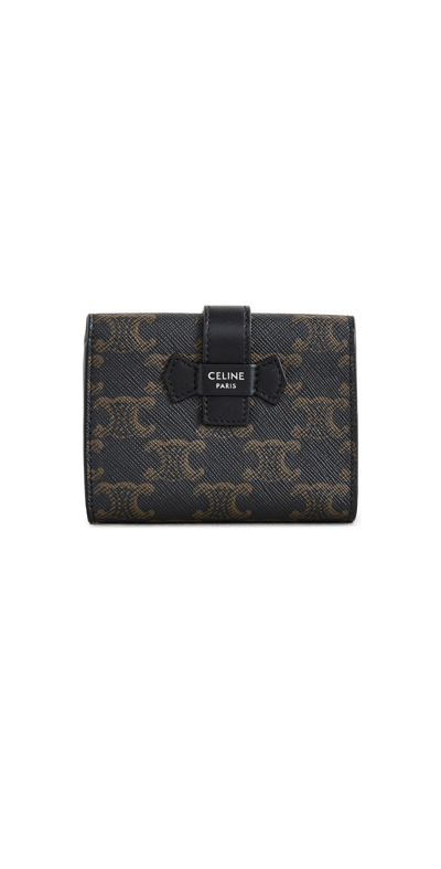 SHOPBOP ARCHIVE CELINE COMPACT WALLET, TRIOMPHE CANVAS