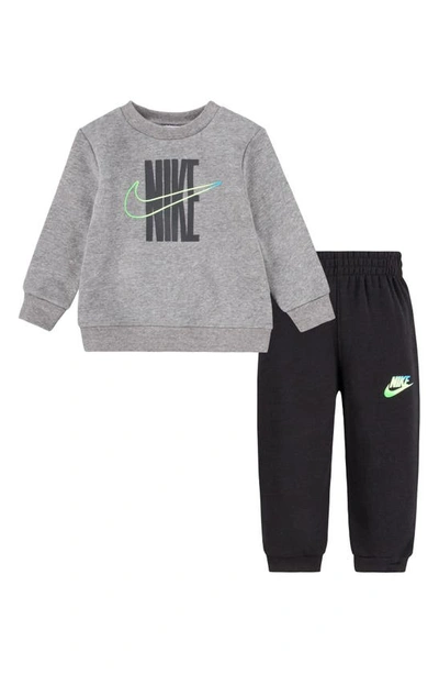 NIKE RISE FLEECE CREWNECK SWEATSHIRT & JOGGERS SET