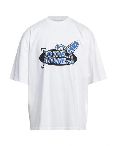 PREACH PREACH MAN T-SHIRT WHITE SIZE S ORGANIC COTTON